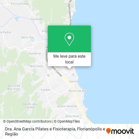 Dra. Ana Garcia Pilates e Fisioterapia mapa