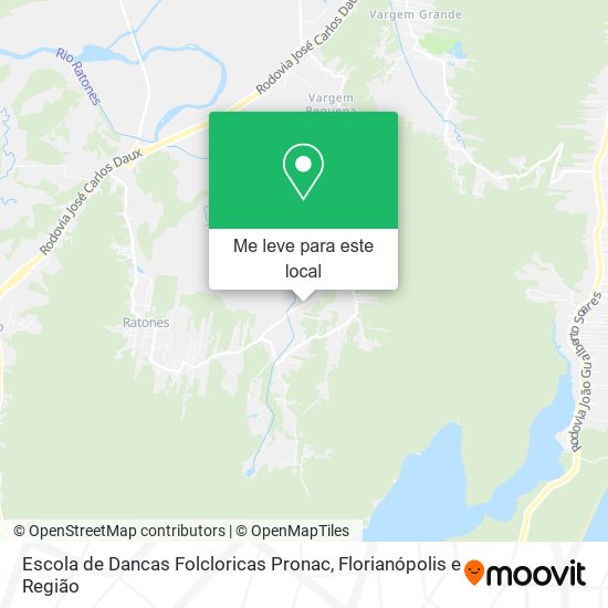 Escola de Dancas Folcloricas Pronac mapa