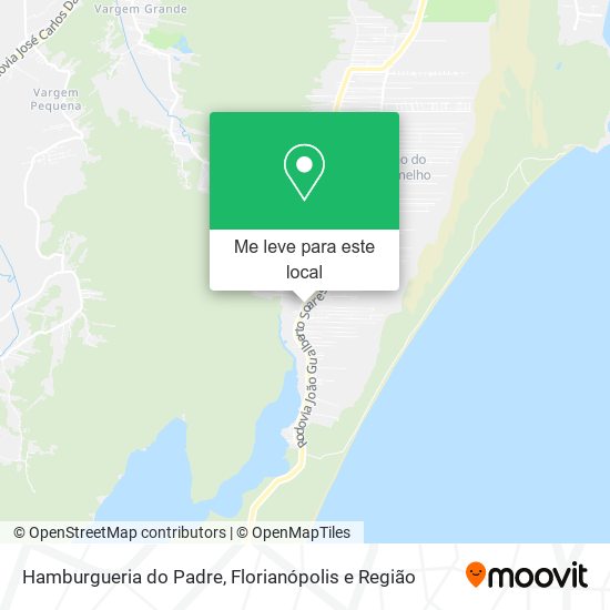 Hamburgueria do Padre mapa