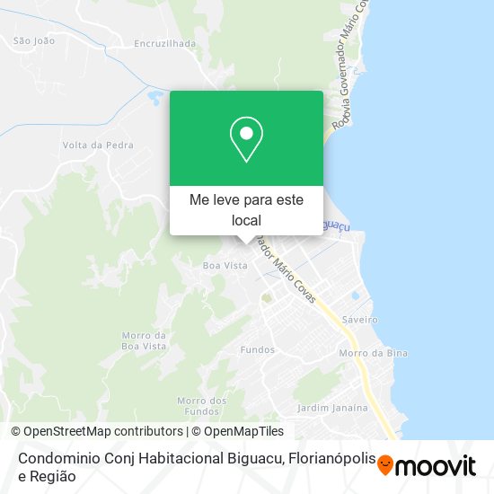 Condominio Conj Habitacional Biguacu mapa