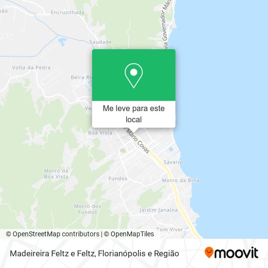 Madeireira Feltz e Feltz mapa