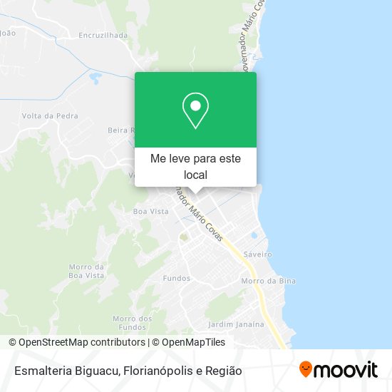 Esmalteria Biguacu mapa