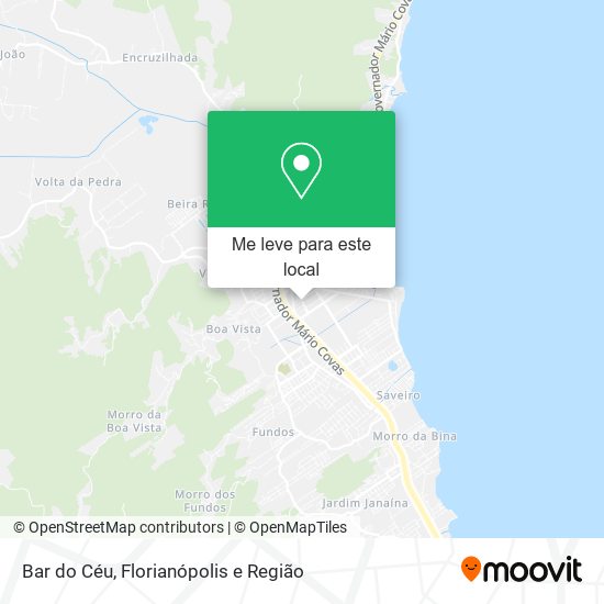 Bar do Céu mapa