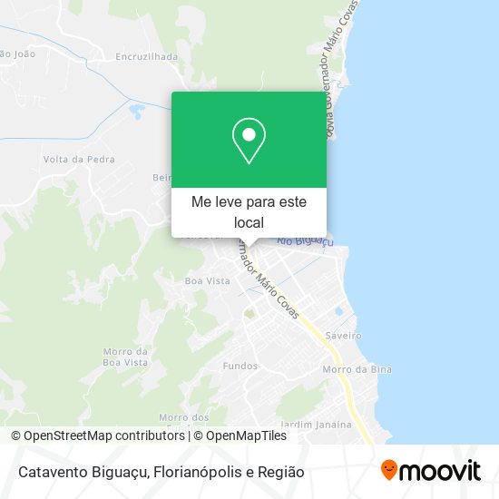 Catavento Biguaçu mapa
