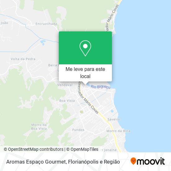 Aromas Espaço Gourmet mapa