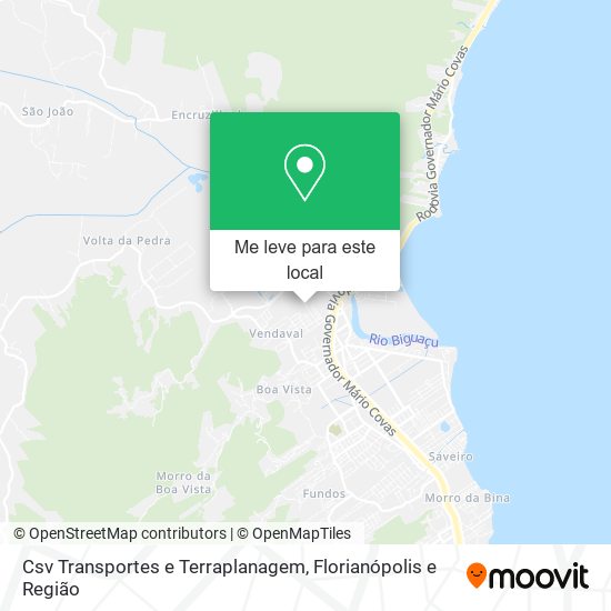 Csv Transportes e Terraplanagem mapa