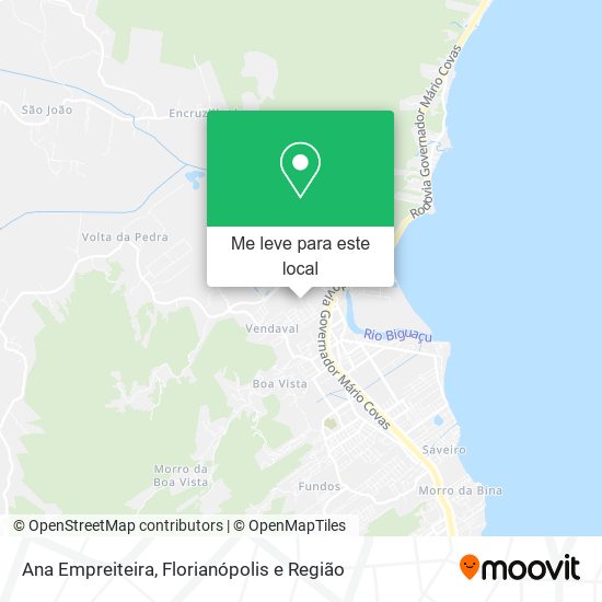 Ana Empreiteira mapa