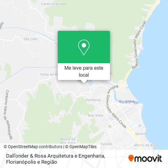 Dall'onder & Rosa Arquitetura e Engenharia mapa