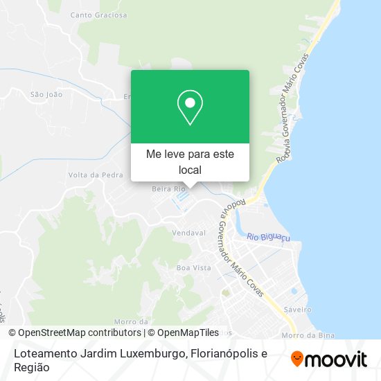 Loteamento Jardim Luxemburgo mapa