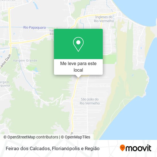 Feirao dos Calcados mapa