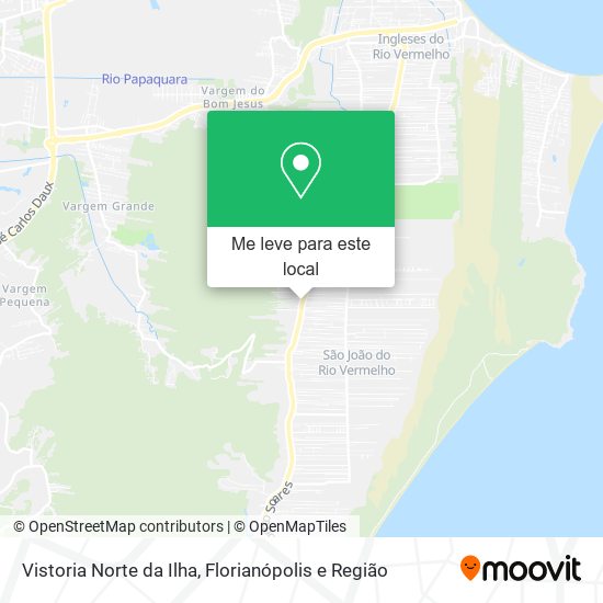Vistoria Norte da Ilha mapa