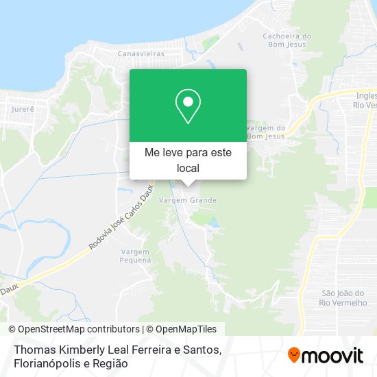 Thomas Kimberly Leal Ferreira e Santos mapa