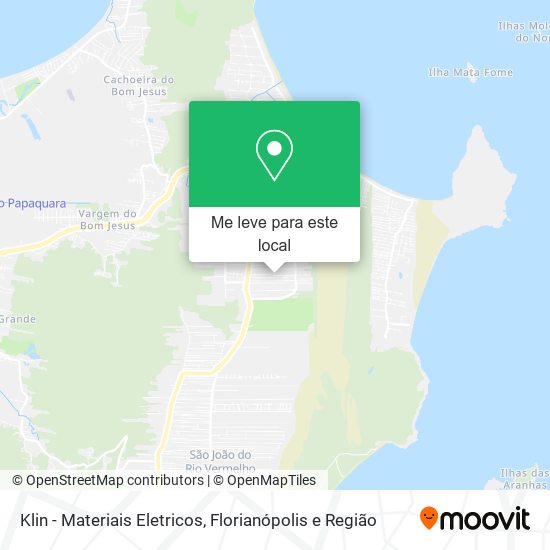 Klin - Materiais Eletricos mapa