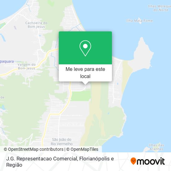J.G. Representacao Comercial mapa