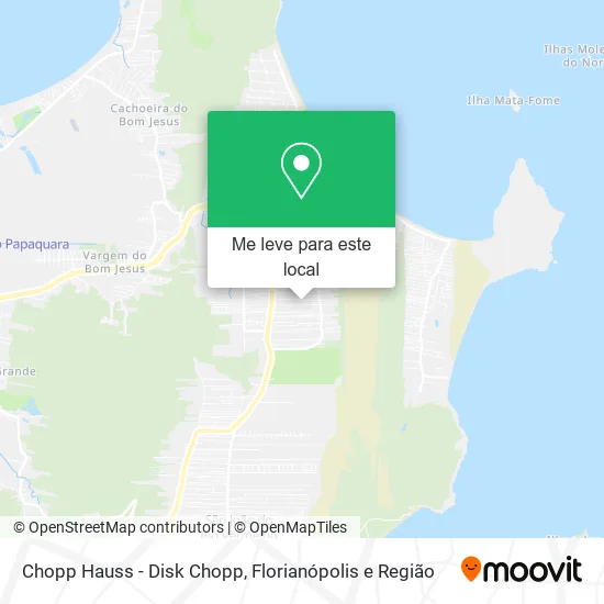 Chopp Hauss - Disk Chopp mapa