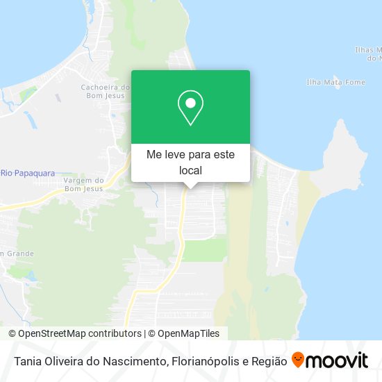 Tania Oliveira do Nascimento mapa