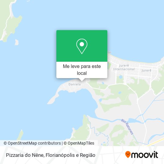 Pizzaria do Nêne mapa