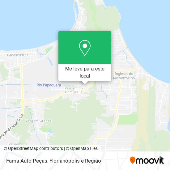 Fama Auto Peças mapa