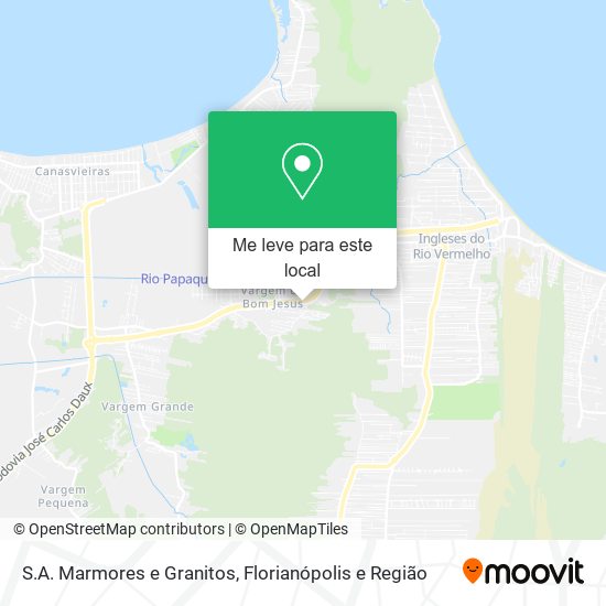 S.A. Marmores e Granitos mapa