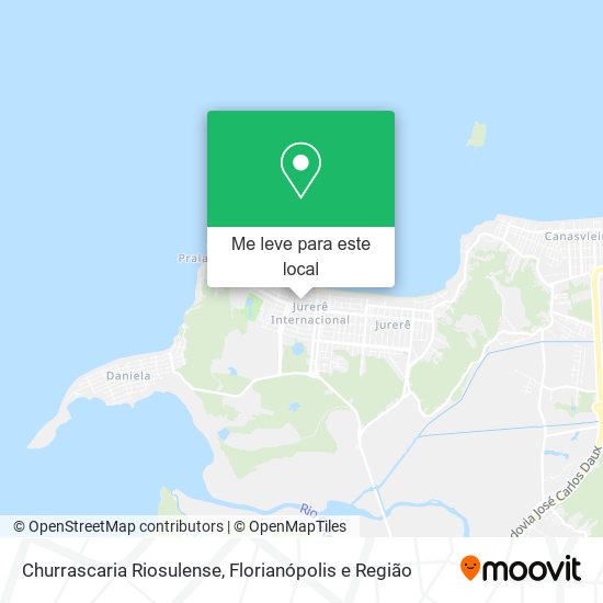 Churrascaria Riosulense mapa