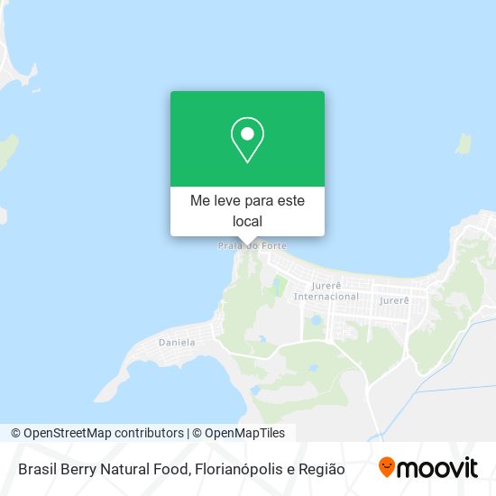 Brasil Berry Natural Food mapa