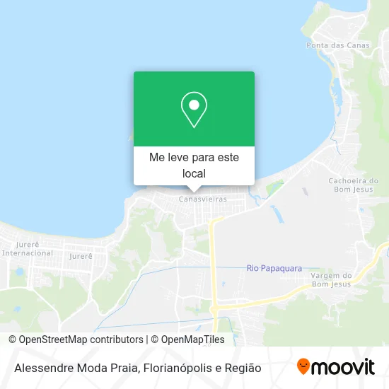 Alessendre Moda Praia mapa