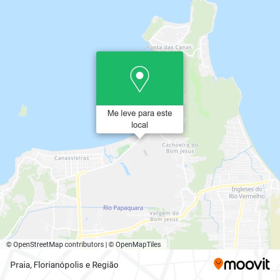 Praia mapa