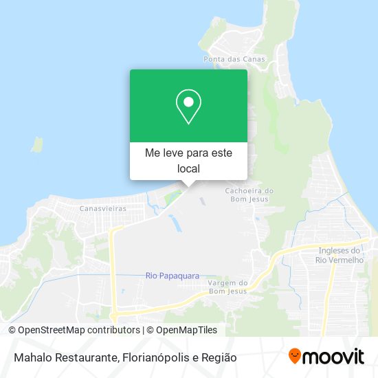Mahalo Restaurante mapa