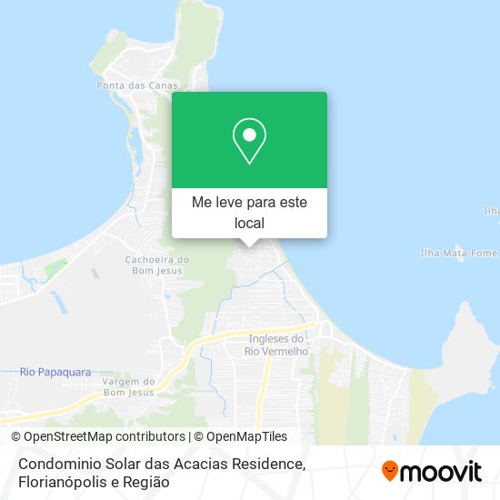 Condominio Solar das Acacias Residence mapa