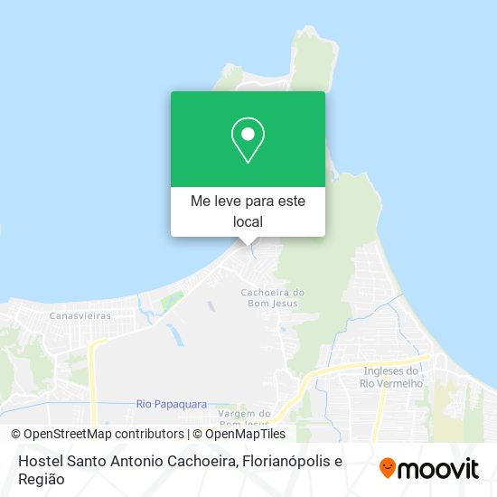 Hostel Santo Antonio Cachoeira mapa
