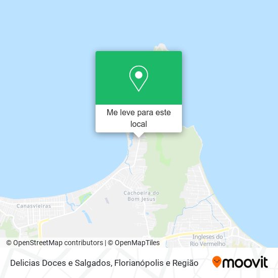 Delicias Doces e Salgados mapa