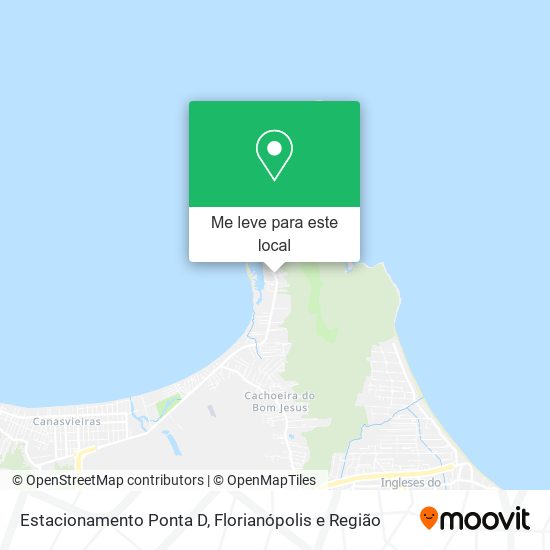 Estacionamento Ponta D mapa
