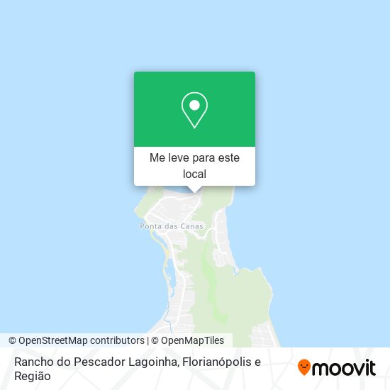Rancho do Pescador Lagoinha mapa
