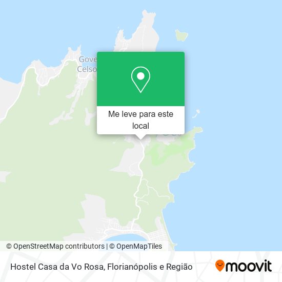 Hostel Casa da Vo Rosa mapa