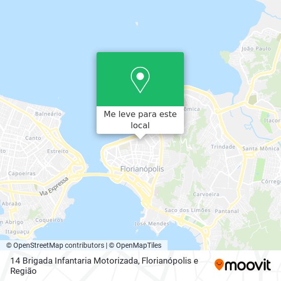 14 Brigada Infantaria Motorizada mapa