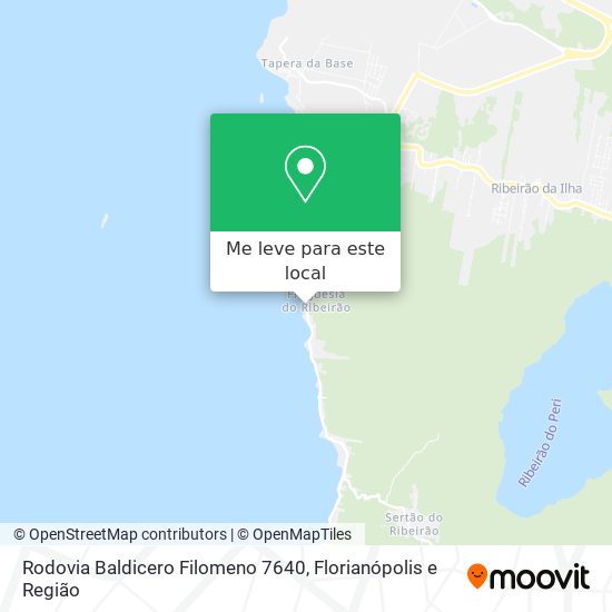 Rodovia Baldicero Filomeno 7640 mapa