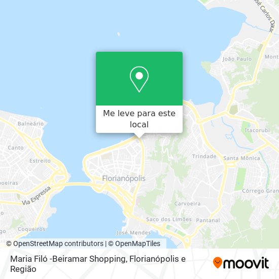 Maria Filó -Beiramar Shopping mapa