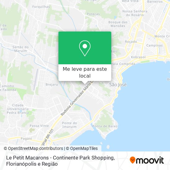 Le Petit Macarons - Continente Park Shopping mapa