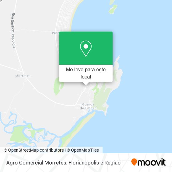 Agro Comercial Morretes mapa