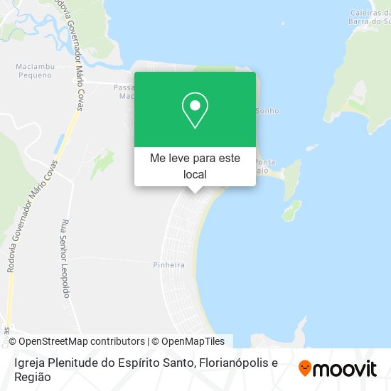 Igreja Plenitude do Espírito Santo mapa