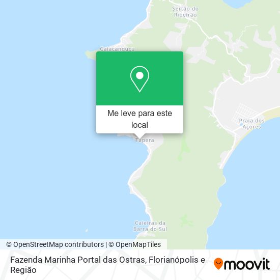 Fazenda Marinha Portal das Ostras mapa
