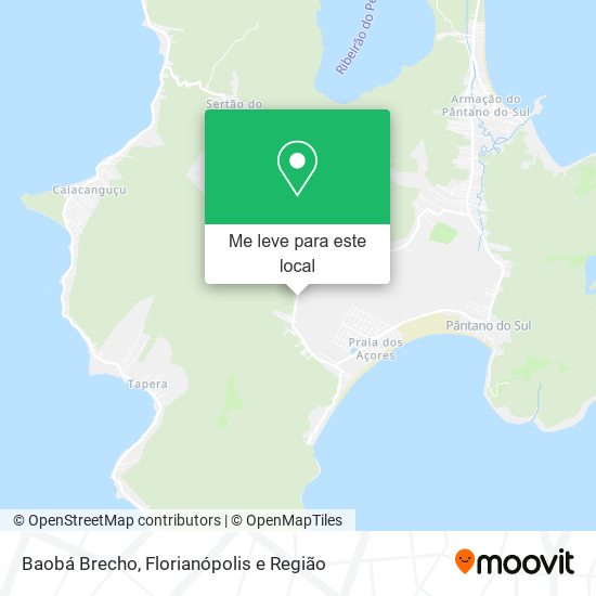 Baobá Brecho mapa