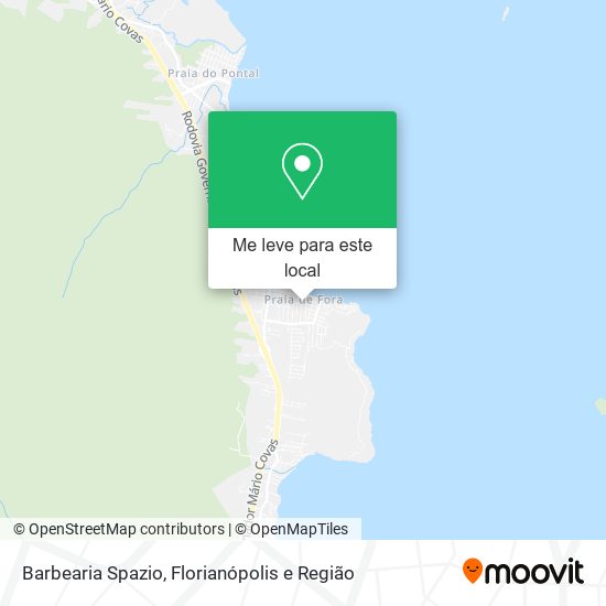 Barbearia Spazio mapa