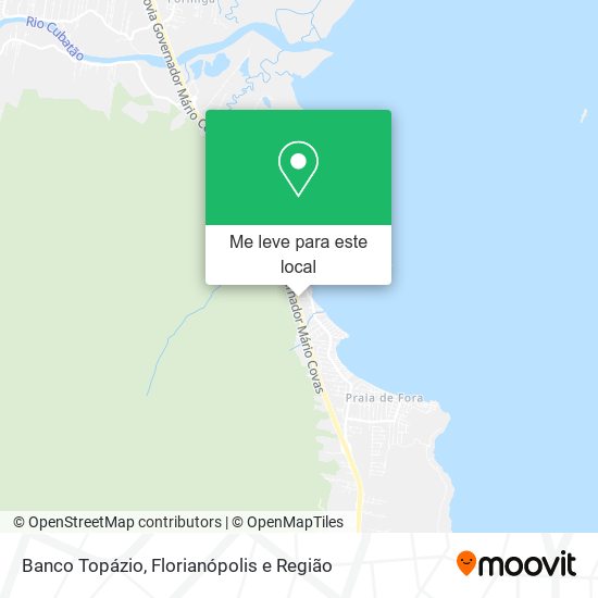 Banco Topázio mapa