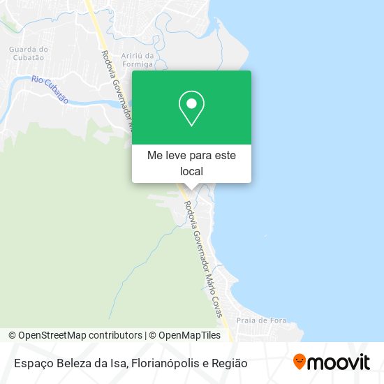 Espaço Beleza da Isa mapa