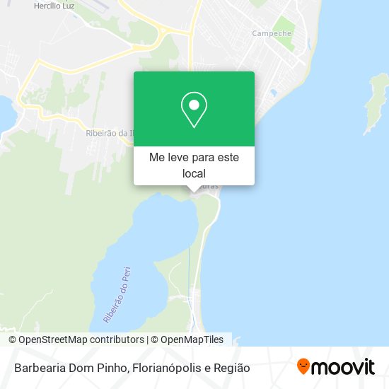 Barbearia Dom Pinho mapa
