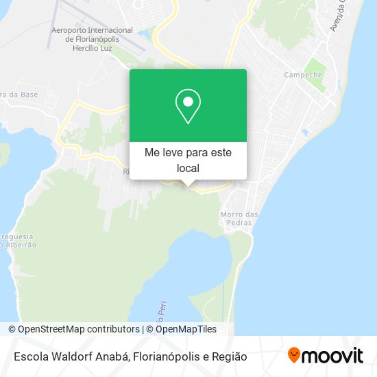 Escola Waldorf Anabá mapa