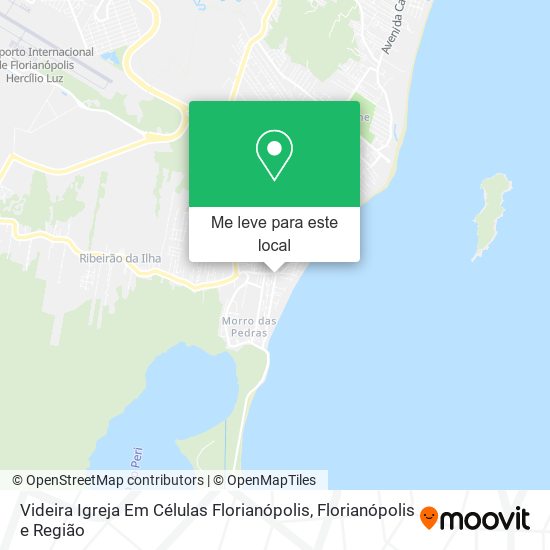 Videira Igreja Em Células Florianópolis mapa