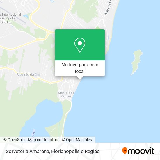 Sorveteria Amarena mapa