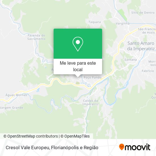 Cresol Vale Europeu mapa
